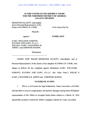 The Case Against Willie Gary: The Ernestine Elliot Story