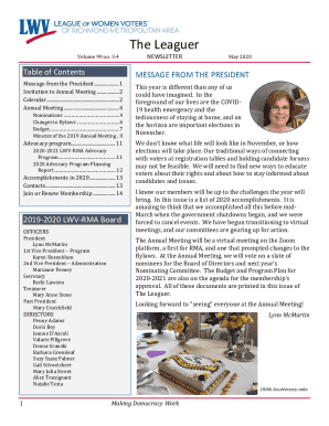 The Leaguer - LWV-RMA