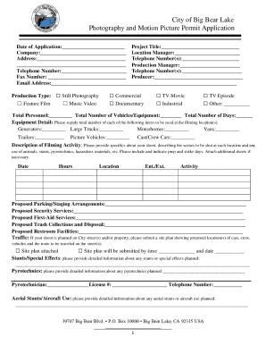 Requests, Forms, and Permits