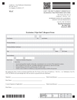 The State of California v. Vitol Inc., et al., Settlement Website