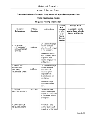 Education Reform - Strategic Programme &amp; Project ...