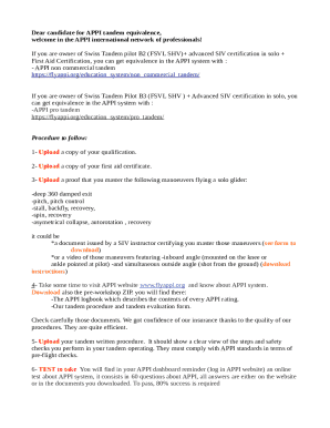 Dear candidate for APPI tandem equivalence