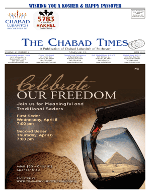 A Publication of Chabad Lubavitch of Rochester