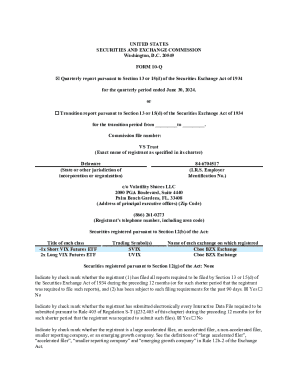 c/o Volatility Shares LLC