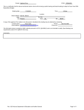 FY25 Budget Notification