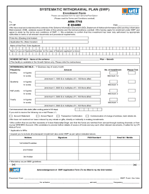 Systematic Withdrawal Plan - How It Works &amp; Benefits