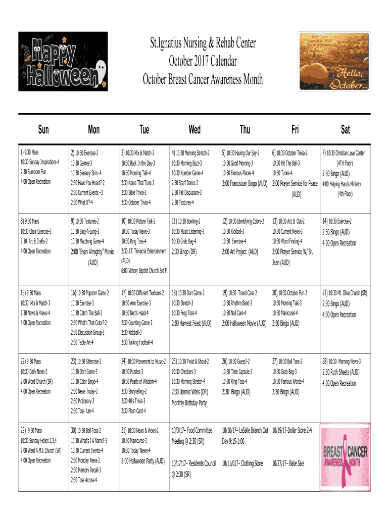 Fillable Online Ignatius Nursing & Rehab Center Fax Email Print pdfFiller