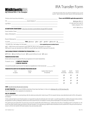 IRA Transfer Form