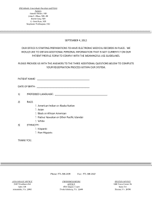 Patient Registration Form
