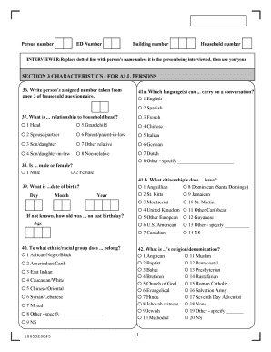 Household Questionnaire