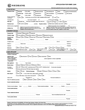 South African Home Loan Application