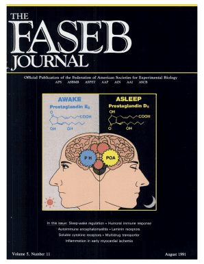 Federation of American Societies for Experimental Biology Membership Application