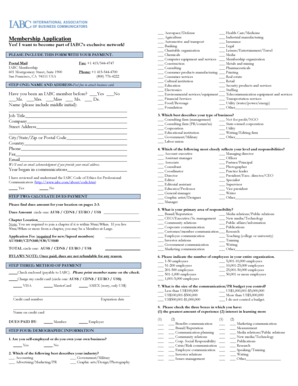 IABC Membership Application Form