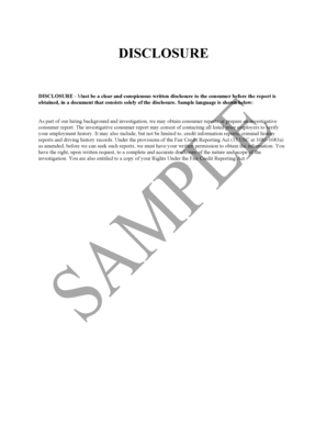 Employment Background Check Authorization Form