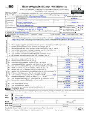 Form 990 Return of Organization Exempt From Income Tax