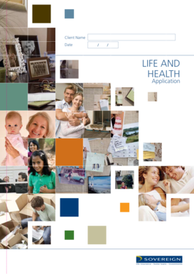 Sovereign Life and Health Application