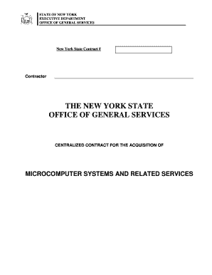 New York State Microcomputer Systems Contract