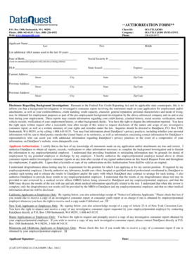 AUTHORIZATION FORM - Seattle Jobs Initiative