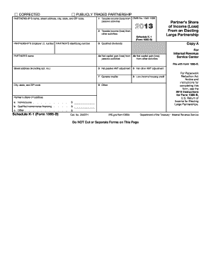 Schedule K-1 Form 1065-B