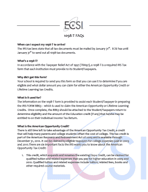 1098-T Tax Form FAQs