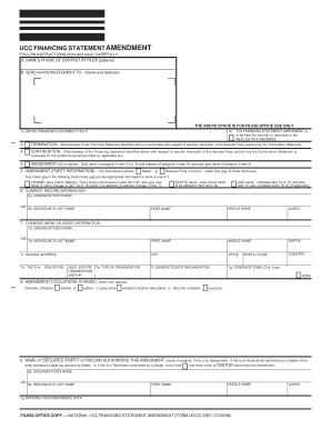 UCC Financing Statement Amendment