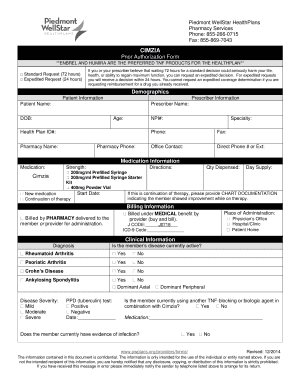 CIMZIA Prior Authorization Form