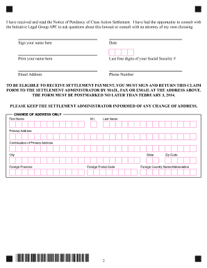 Bed Bath & Beyond Settlement Claim Form