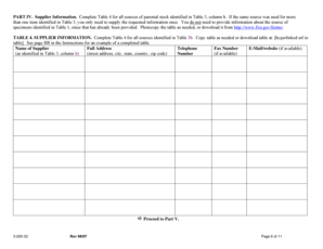 Supplier Information Form