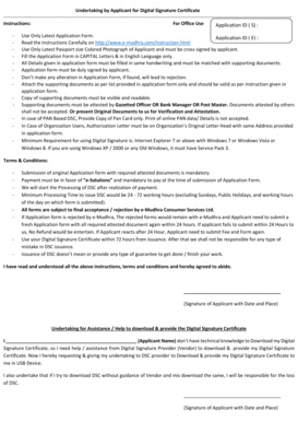 Digital Signature Certificate Application