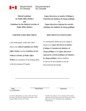 Ethical Guidelines Certification
