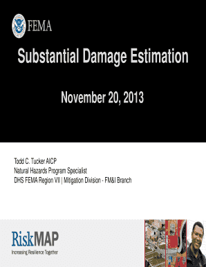 Substantial Damage Estimation