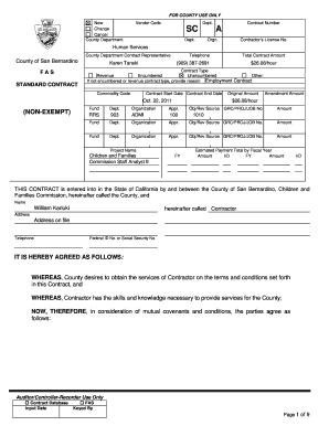 Love contract template - B. Employee Contract for William Kariuki - First 5 San Bernardino - first5sanbernardino