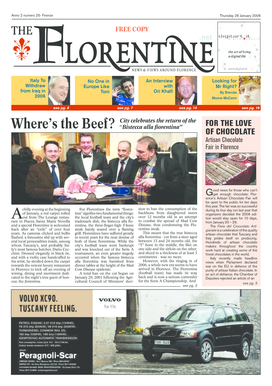 Florentine Magazine Subscription Form