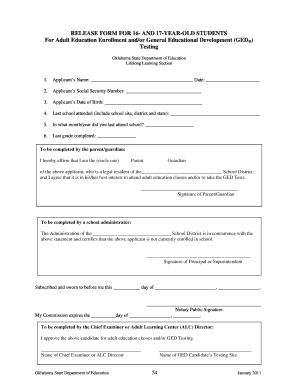 Employee goal setting template - Adult Education and Literacy