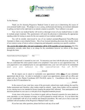 Patient Intake and Authorization Forms