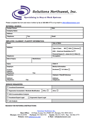 Employee Referral Form