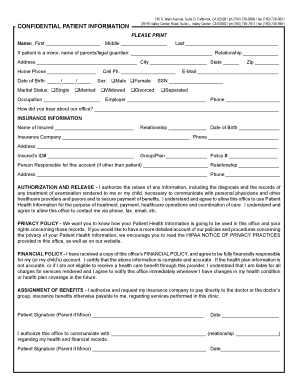 Patient Intake Form