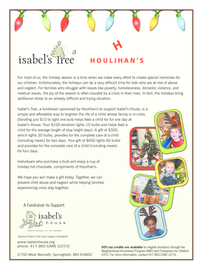 Isabel's Tree Fundraiser