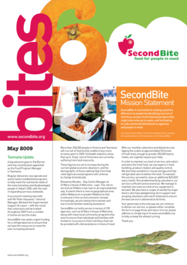SecondBite Donation Form