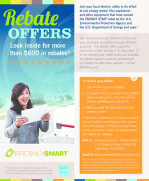 Efficiency Smart Energy Rebate Form