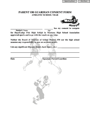 Parent Guardian Consent Form