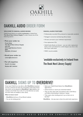 Oakhill Audio Order Form