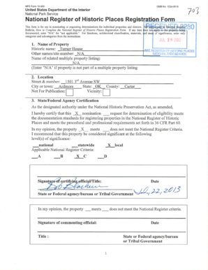 National Register of Historic Places Registration Form