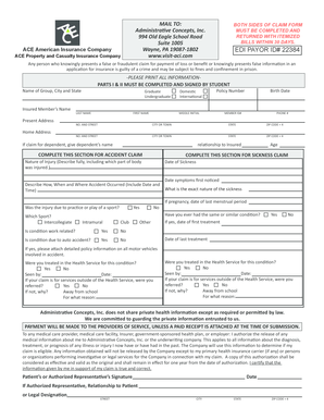 Student Health Insurance Claim Form