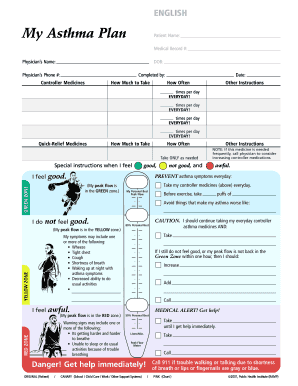 Asthma Action Plan