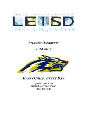Student Handbook Acknowledgment Form