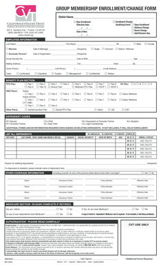 Group Membership Enrollment Form