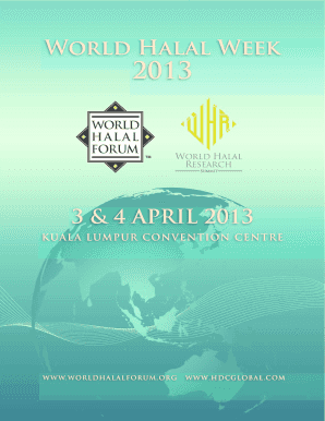 World Halal Week Registration Form
