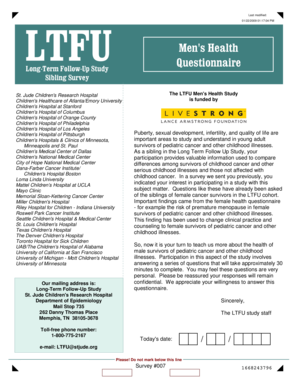 LTFU Men's Health Questionnaire