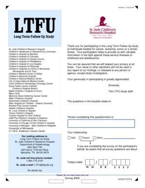 Long-Term Follow-Up Study Consent Form